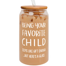 Unique Mom Gifts - Mother's Day Gifts, Mother Day Gifts, Birthday Presents For Mom - Good Gifts For Moms, Gifts For Mothers - 16OZ Can Glass