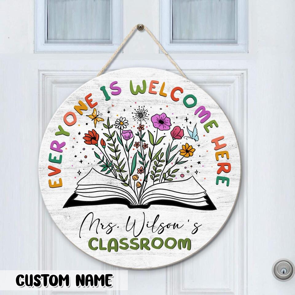 Custom Teacher Door Hanger