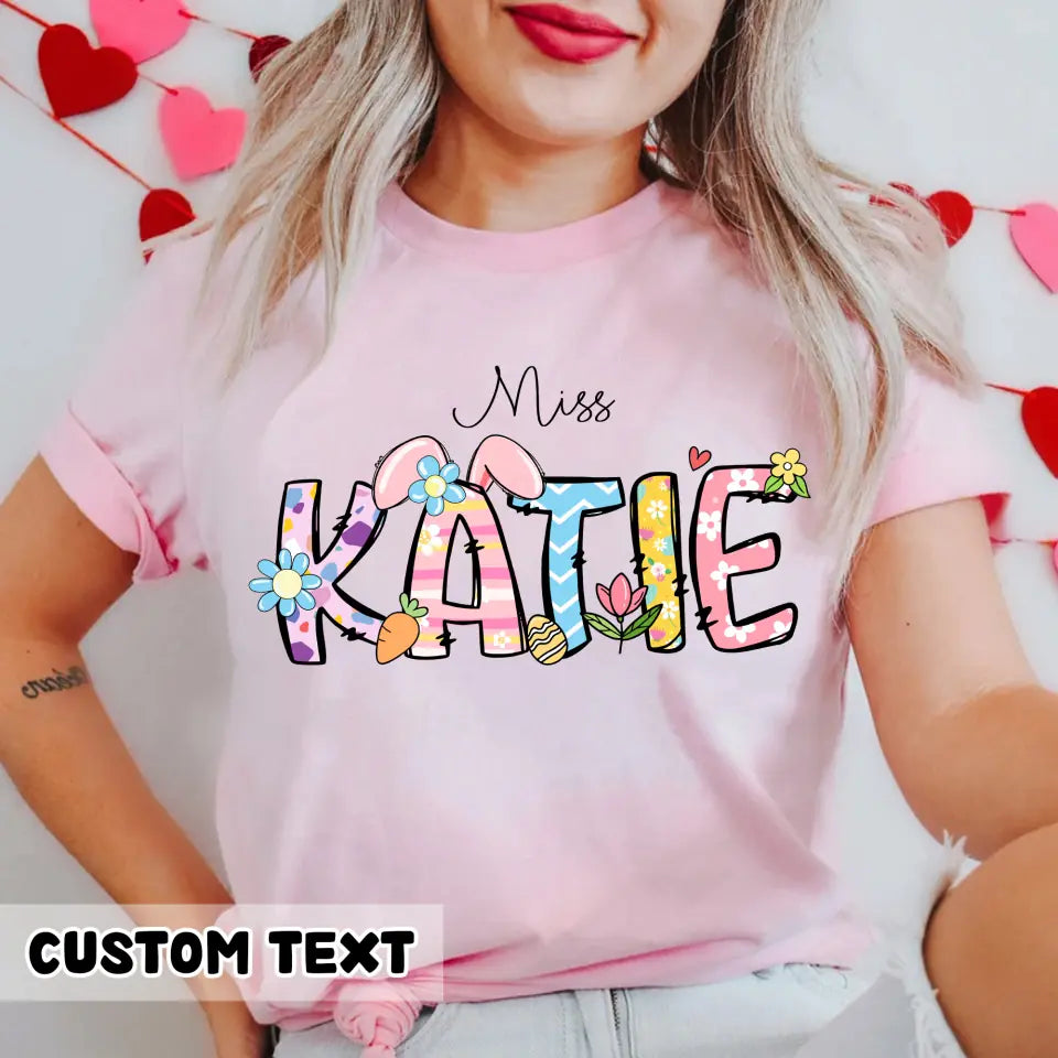 Easter Teacher Shirt, Personalized Teacher Shirt, Easter Shirt, Custom