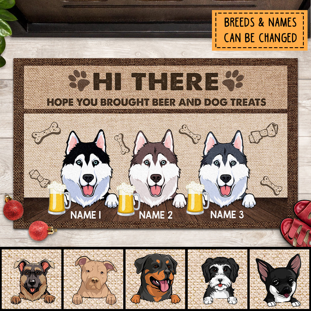 Dogs Welcome Home - Personalized Custom Doormat – PAWSIONATE