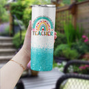 Teacher Appreciation Gifts - Teacher Gifts, Thank you Gifts Teacher - Gifts for Teachers, Good Graduation Gifts - 20Oz Skinny Teacher Tumbler