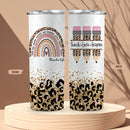 Teacher Appreciation Gifts - Teacher Gifts, Teacher Gifts From Student, Teacher Birthday Gifts, Thank you Gifts Teacher - 20Oz Skinny Teacher Tumbler