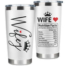 Gifts for Wife from Husband, Mothers Day Gifts for Wife, Birthday Gifts for Wife, Anniversary Gifts for Her,  Romantic Gifts for Her - 20 Oz Tumbler