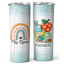 Best Teacher Gifts - End Of The Year, Teacher Appreciation Week Ideas - Personalized Teacher Tumbler