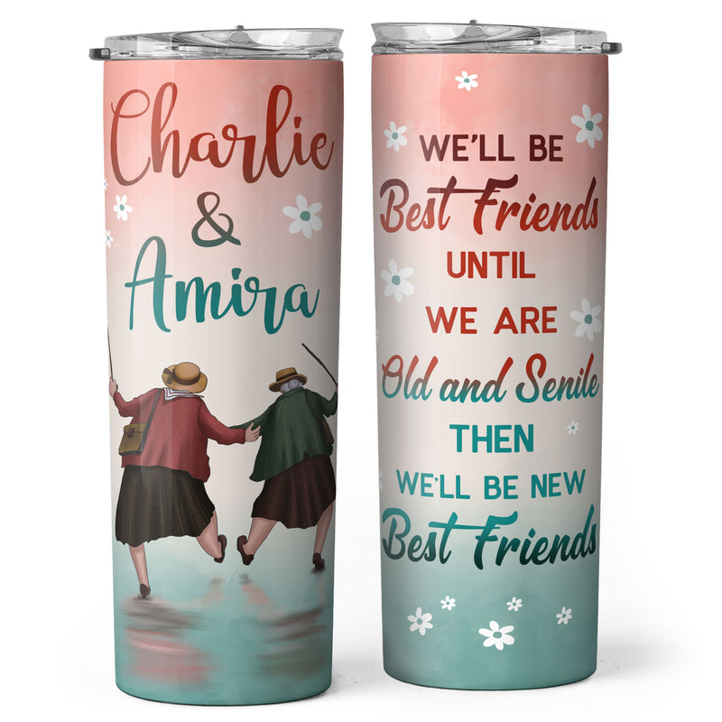 Custom Friendship Gifts - Christmas Best Friend Gifts, Happy Birthday Bestie, BFF - Personalized Tumbler