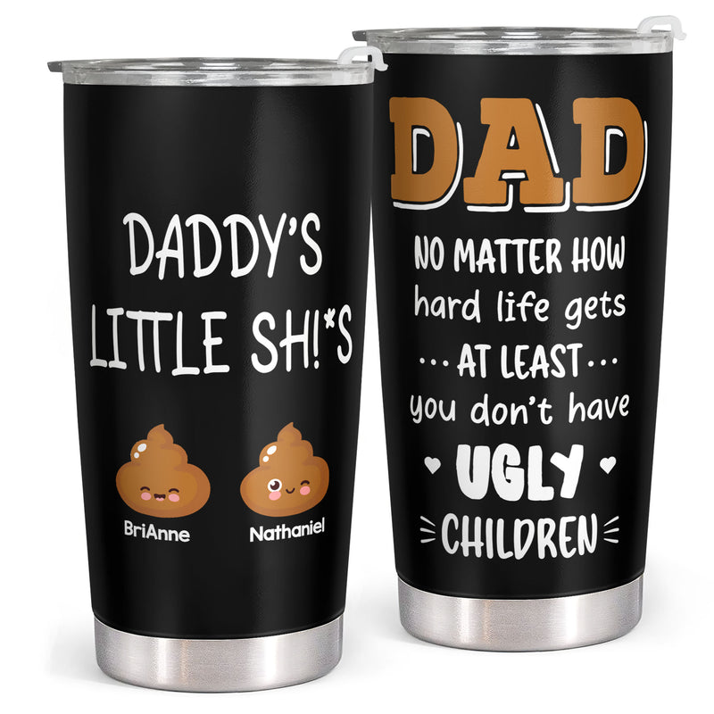 Happy Birthday Dad, Christmas Gifts for Dad, Father's Day Gifts - Funny Personalized Custom Tumbler
