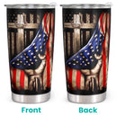 Christian Gifts For Men, Birthday Gifts For Men, American Flag, 20 Oz Tumbler