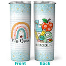 Best Teacher Gifts - End Of The Year, Teacher Appreciation Week Ideas - Personalized Teacher Tumbler