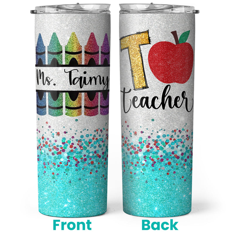 Back To School Teacher Appreciation Gifts Ideas - Personalized Custom Teacher Tumbler