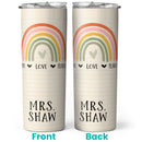 Teacher Appreciation Gifts Ideas, Back To School Teacher Gifts - Personalized Custom Tumbler