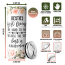 Custom Meaningful Friendship Gifts - Birthday Gifts For Best Friend, Bestie, BFF - Personalized Tumbler