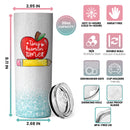 Best Gifts For Teachers, Teacher Appreciation Christmas Gifts - Personalized Teacher Tumbler