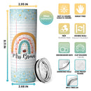 Best Teacher Gifts - End Of The Year, Teacher Appreciation Week Ideas - Personalized Teacher Tumbler