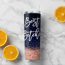 Meaningful Friendship Gifts - Personalized Skinny Tumbler - Gifts for Best Friends, Bestie, BFF