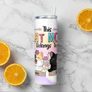 This Cat Mom Belongs To Chubby Laughing Cats Personalized Tumbler