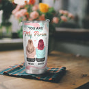 You Are My Person - To My Friend - Personalized Custom Tumbler - Birthday Gift For Best Friend, Bestie, BFF