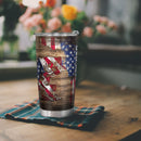 Happy Birthday Dad, Dad Christmas Gifts - Personalized Custom Tumbler - Fishing Gifts for Dad