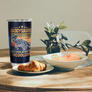 Daddysaurus - Personalized Custom Tumbler - Happy Birthday Dad, Christmas Gifts for Dad