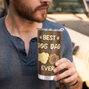 Best Dog Dad Ever - Personalized Custom Tumbler - Father's Day, Birthday Gifts For Dog Dad