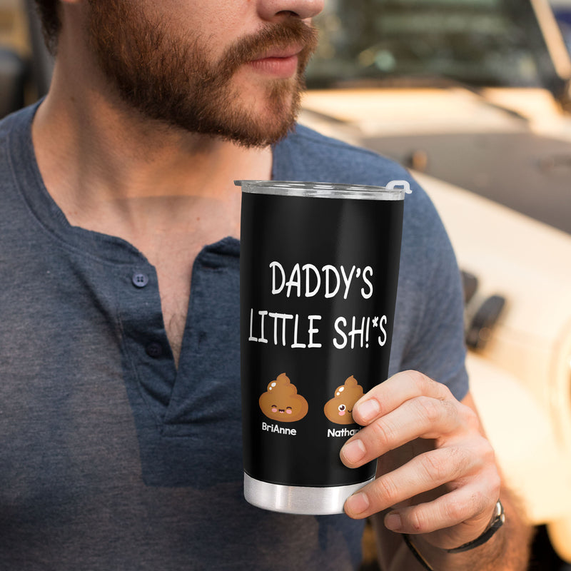 Happy Birthday Dad, Christmas Gifts for Dad, Father's Day Gifts - Funny Personalized Custom Tumbler