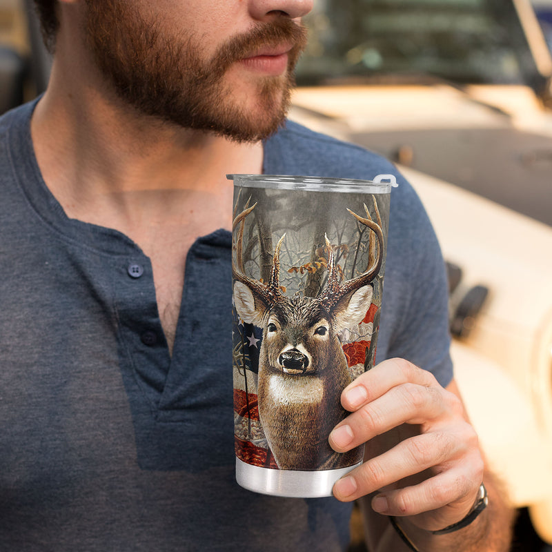 Cool Hunting Gifts For Dad Christmas - Happy Birthday Dad -  Personalized Custom Tumbler