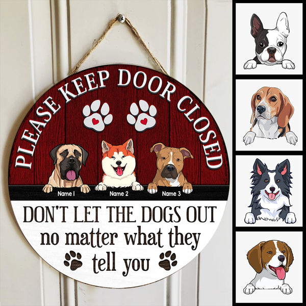 Pawzity Welcome Door Sign, Gifts For Dog Lovers, All Visitors Must Be Approved By The Dogs , Dog Mom Gifts