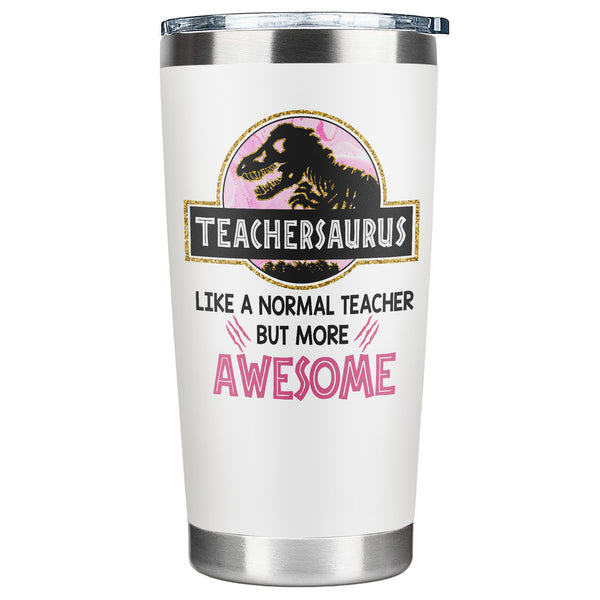 Mamasaurus Glitter Tumbler - Mom Tumbler