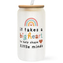 Teacher Appreciation Gifts - Teacher Gifts for Women - Gifts for Teachers Women - Teacher Birthday Gifts - Teacher Gift Ideas - 16OZ Can Glass