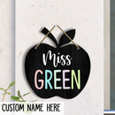 Personalized Name Teacher Door Signs For Door Decor - Best Gift Ideas For Teacher From Student