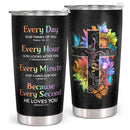 Faith - Bible Verse - 20 Oz Tumbler - Christian Art, Religious Gift for Women