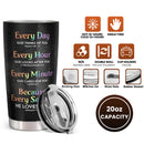 Faith - Bible Verse - 20 Oz Tumbler - Christian Art, Religious Gift for Women