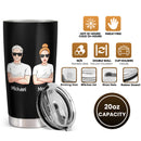 Even Though I'm Not From Your Sack - Personalized Custom Tumbler - Christmas Birthday Gift For Dad, Father