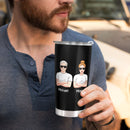 Even Though I'm Not From Your Sack - Personalized Custom Tumbler - Christmas Birthday Gift For Dad, Father