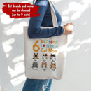 Reasons I Love Being A Cat Mom - Personalized Cat Tote Bag