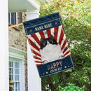 Happy July 4th - Personalized Cat Garden Flag