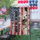 God Bless America - Personalized Cat Garden Flag
