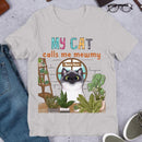 My Cats Call  Me Mewmy Personalized T-shirt