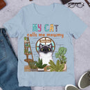 My Cats Call  Me Mewmy Personalized T-shirt