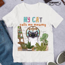 My Cats Call  Me Mewmy Personalized T-shirt