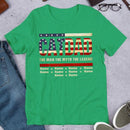 Cat Dad The Legend Personalized Cat Dad Shirt