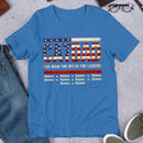 Cat Dad The Legend Personalized Cat Dad Shirt