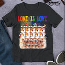 Love Is Love LGBT Cute Cats Personalized T-shirt