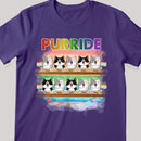 LGBT Pride Purride - Personalized Cat T-shirt