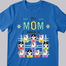 This Mom Belongs To - Cats On Polka Dots Pot - Personalized Cat T-shirt