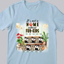 It's Not A Home Without Fur-Kids - Cats On Sofa - Personalized Cat T-shirt