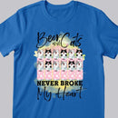 Beer And Cats Never Broke My Heart - Personalized Cat T-shirt