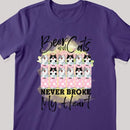 Beer And Cats Never Broke My Heart - Personalized Cat T-shirt