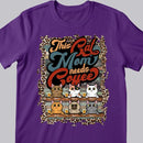 This Cat Mom Needs Coffee - Personalized Cat and Beverage T-shirt