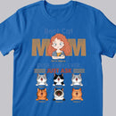 Best Cat Mom Ever Ever Ever - Personalized Cat and Girl T-shirt