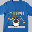 This Cat Mom Belongs To - Cute Style - Personalized Cat T-shirt